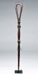 Early 20th C. African Luba Wood Kibango w/ 2 Heads - 6