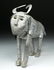 20th C. African Aluminum Sculpture -Standing Wildebeest - 2