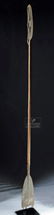 20th C. PNG Sepik River Wooden Canoe Paddle Seabirds