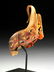Early 20th C. Dayak Hornbill Beak Ear Ornament - 4