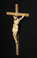 19th C. Mexican Painted Wood Cristo / Christ