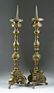 18th C. Italian Brass Prickets / Altar Sticks (pr) - 2