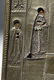 19th C. Russia Icon Virgin of Kiss, Brass, Beaded Oklad - 4