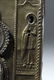19th C. Russia Icon Virgin of Kiss, Brass, Beaded Oklad - 6