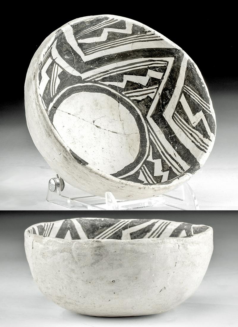 Anasazi Tularosa Black on White Pottery Bowl Nov 14, 2019 Artemis