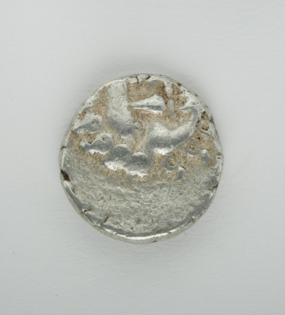 Apollonia Pontika Silver AR Drachm, 2.87 grams: **First Time At Auction** Magna Graecia, Black Sea region, Apollonia Pontika, ca. mid to late 4th century BCE. A silver / AR drachm from Apollonia Pontika in the Black Sea. OBVERSE: Facing Gorgoneion 