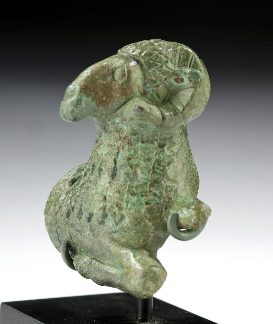 Romano-Egyptian Bronze Applique of a Ram (1 of 4)