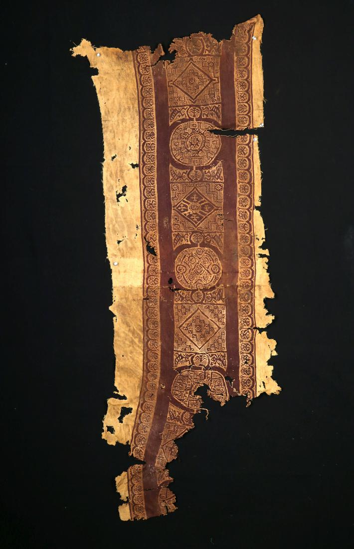 Huge Egyptian Coptic Textile Panel Fragment (1 of 4)
