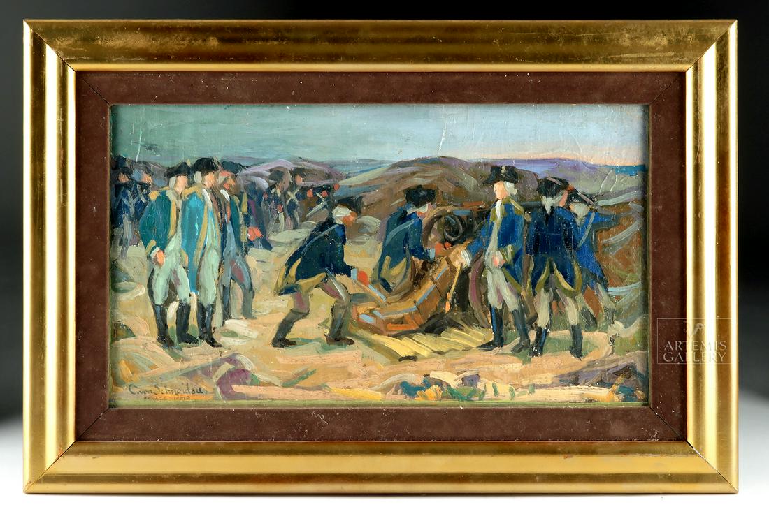 1915 Von Schneidau Painting - Revolutionary War (1 of 5)