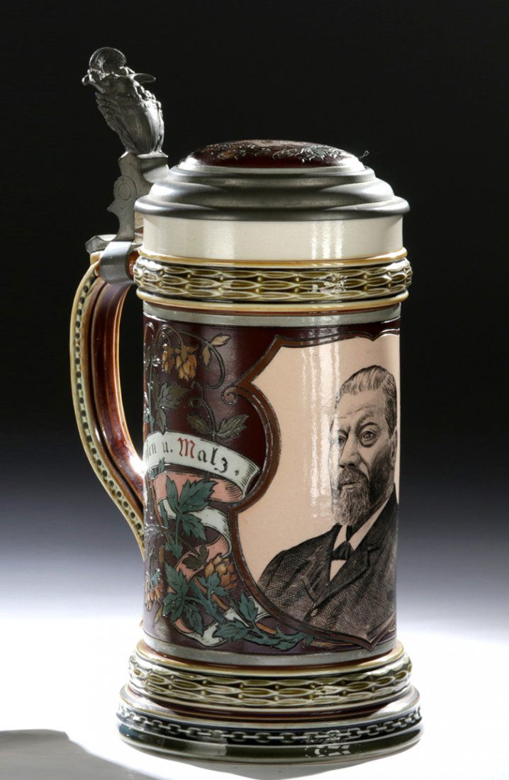 Antique German Beer Stein Mettlach Jan 07, 2020 Artemis Gallery in CO