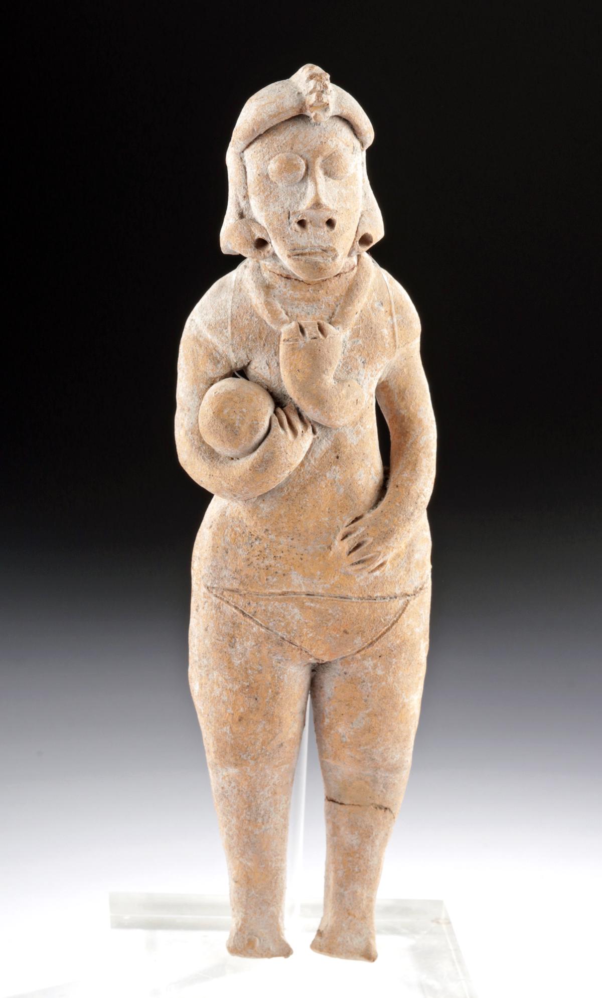 Pre-Columbian Autlan Terracotta Mother & Child (1 of 4)