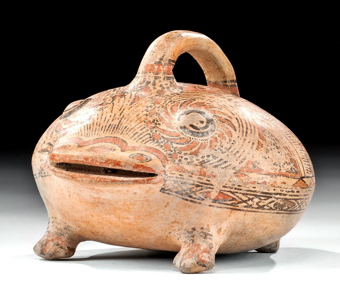 Costa Rican Guanacaste Polychrome Zoomorphic Vessel Mar 12, 2020