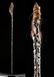 19th C. Indonesian Wood Shaman Staff w/ Horse Hair