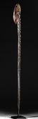 19th C. Indonesian Wood Shaman Staff w/ Horse Hair - 3