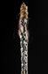 19th C. Indonesian Wood Shaman Staff w/ Horse Hair - 5