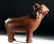 Rare 12th C. Indonesian Majapahit Red-Glazed Goat - 2