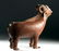 Rare 12th C. Indonesian Majapahit Red-Glazed Goat - 3