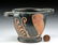 Etruscan Red-Figure Owl Skyphos w/ Lady of Fashion - 2