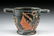 Etruscan Red-Figure Owl Skyphos w/ Lady of Fashion - 4