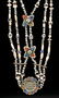 Bactrian Stone & Shell Bead Necklace, ex-Christie's
