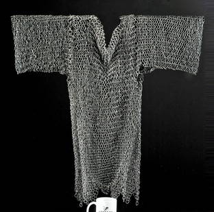 Late 16th C. Spanish Colonial Iron Chainmail Hauberk: Western Europe, Spain, pre-Spanish Colonial to early Spanish Colonial period, ca. late 16th to first half of the 17th century CE. A substantial shirt of armor known as a hauberk formed from thousands