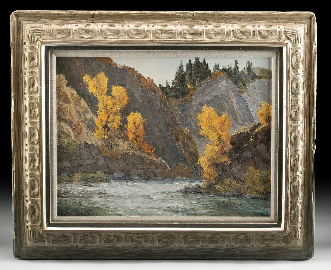 Framed Mid 20th C. Bill Freeman Landscape Painting May 14, 2020