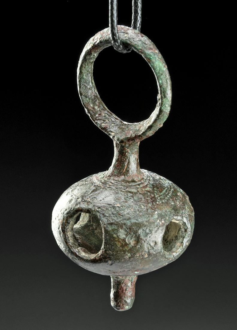 Necklace w/ Roman Bronze Plumb Bob (1 of 3)