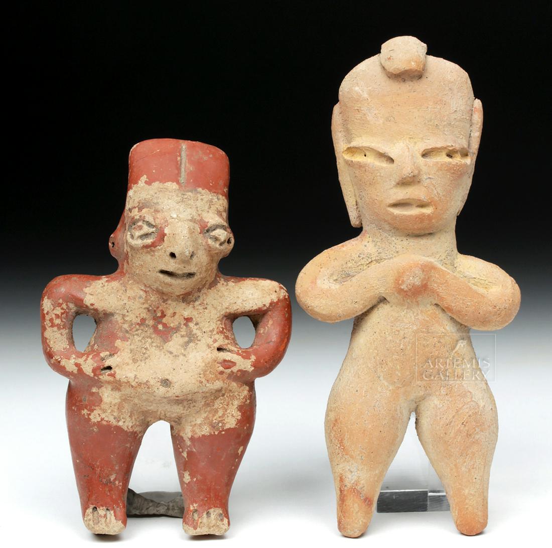 Lot of 2 Chupicuaro Pottery Figures (1 of 4)