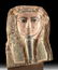 Impressive Egyptian Cartonnage Sarcophagus Lid Panel