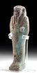 Egyptian Late Dynastic Glazed Faience Ushabti - 3