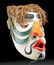 20th C. Pacific Northwest Wood Mask - Human / Puffin - 2