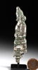 Parthian Silver Dagger Handle - Human Figure - 57.2 g - 2