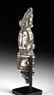 Parthian Silver Dagger Handle - Human Figure - 57.2 g - 4