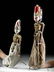 Lot of 2 Mid-20th C. Javanese Wood Wayang Golek Puppets - 4