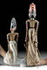 Lot of 2 Mid-20th C. Javanese Wood Wayang Golek Puppets - 5