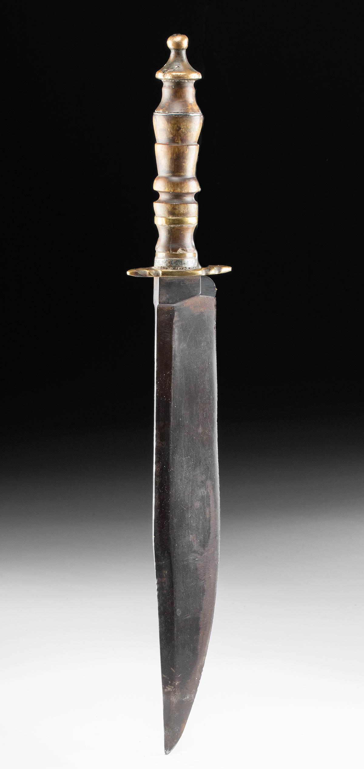 19th C. Mexican Colonial Steel Bowie Knife (1 of 4)