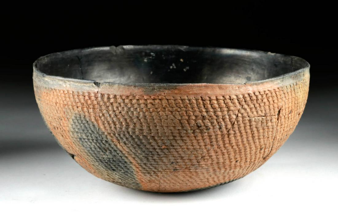 Prehistoric Anasazi Mogollon Corrugated Pottery Bowl (1 of 6)