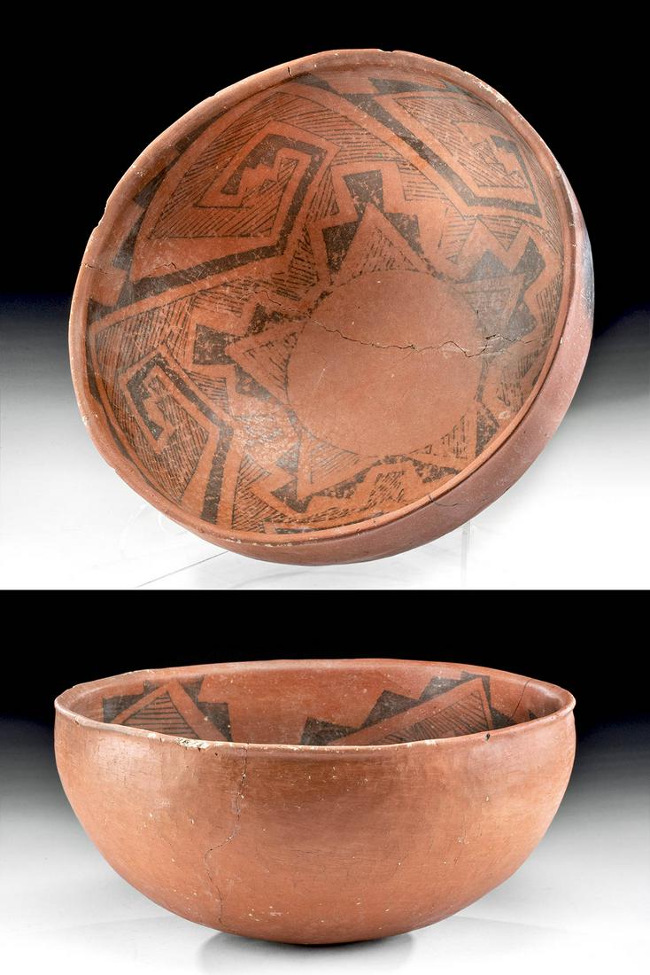 Anasazi Wingate Black-on-Red Pottery Bowl (1 of 7)