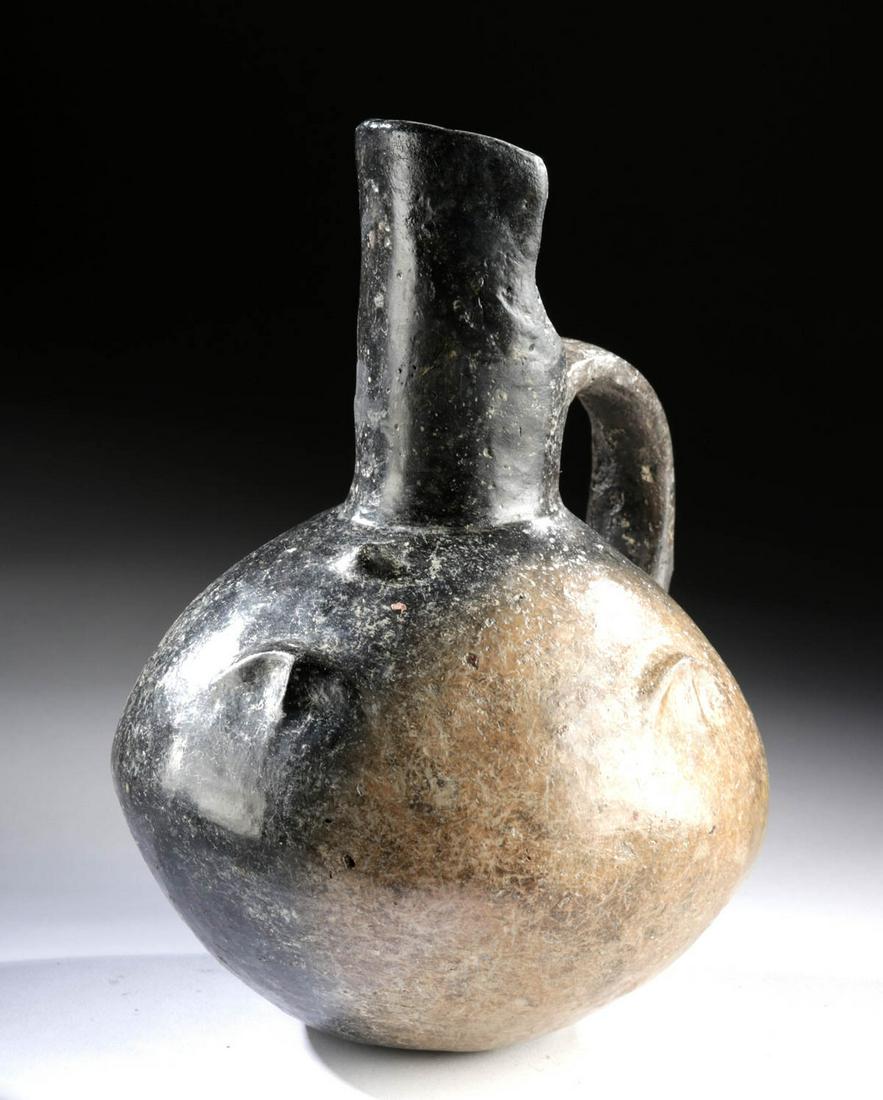 Anatolian Yortan Blackware Pitcher, Beaked Spout (1 of 6)