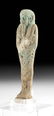 Egyptian Glazed Faience Ushabti w/ Inscription - 3