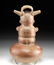 Large Calima Pottery Seated Figure Vessel w/ TL - 4