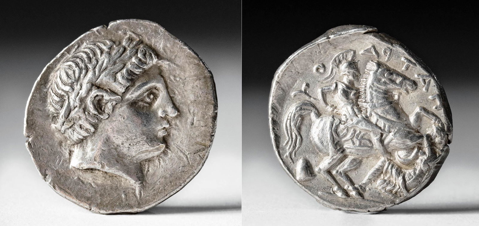Greek Silver Tetradrachm of Patraos (1 of 3)