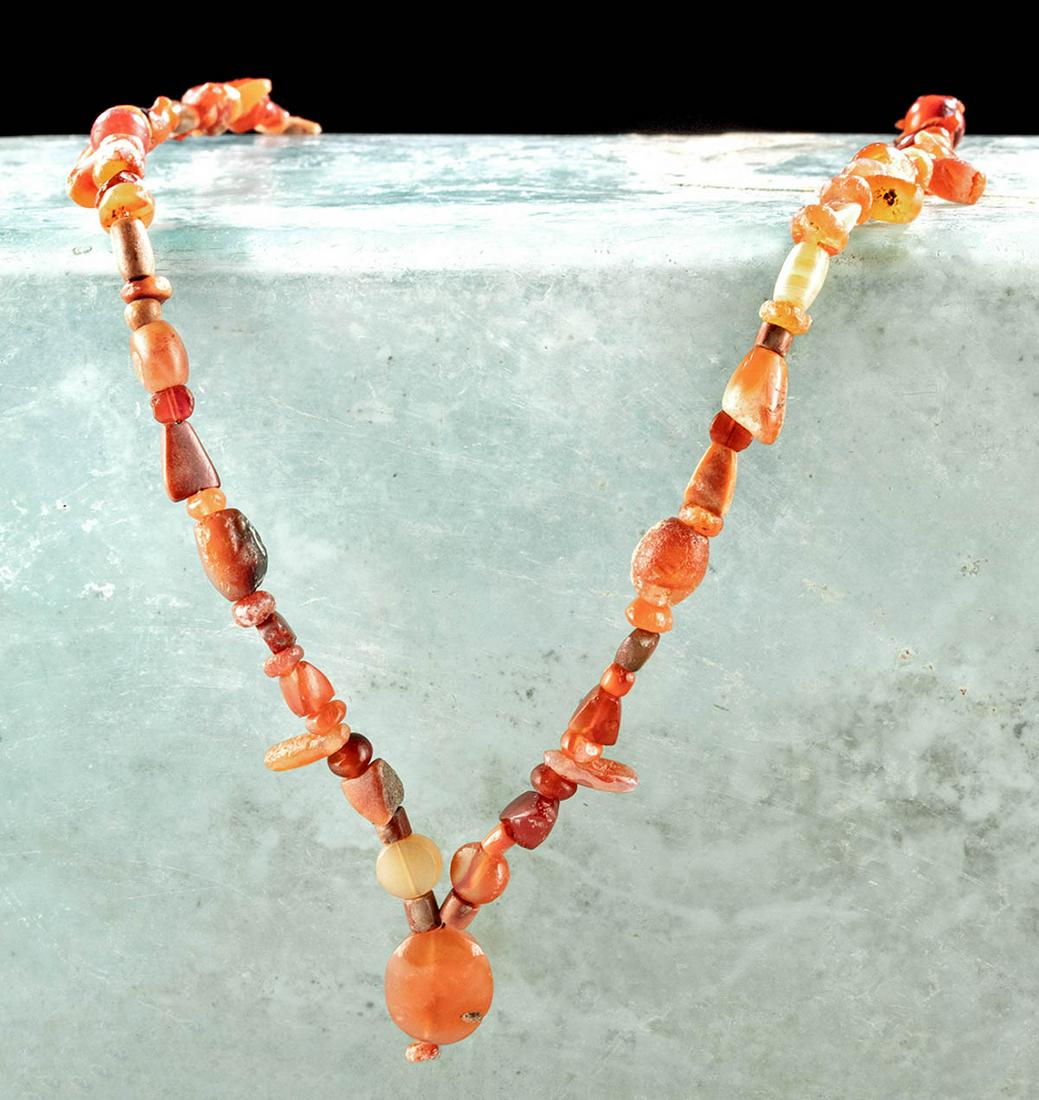 Roman Carnelian Bead Necklace (1 of 4)