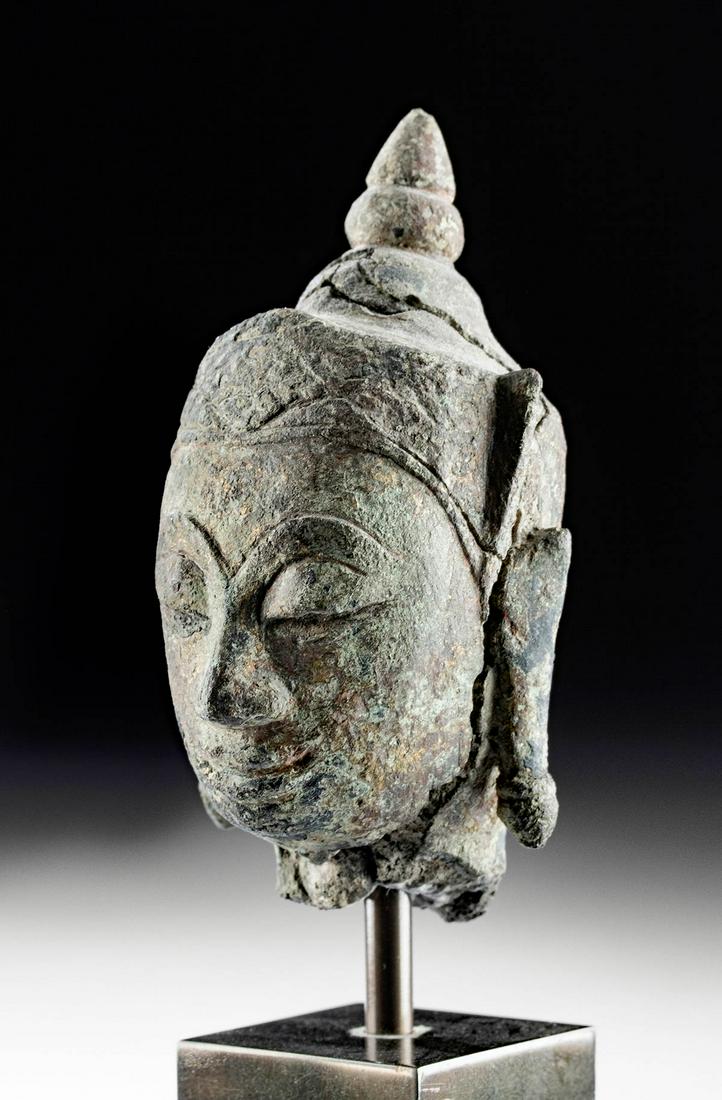 16th C. Thai Bronze Buddha Head (1 of 4)