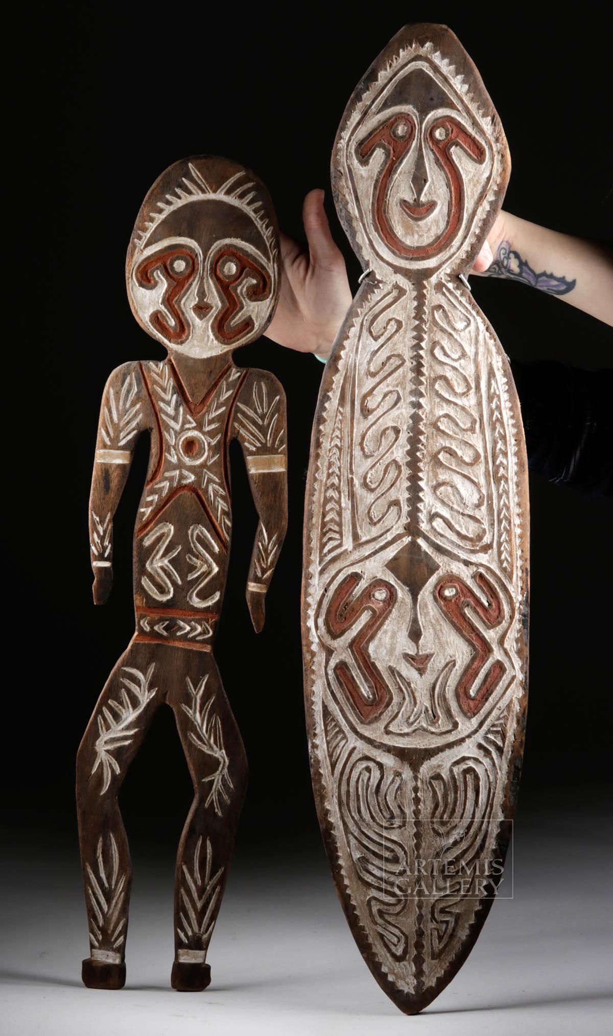 Two 20th C. Papua New Guinea Wood Carvings - Oct 26, 2020 | Artemis ...