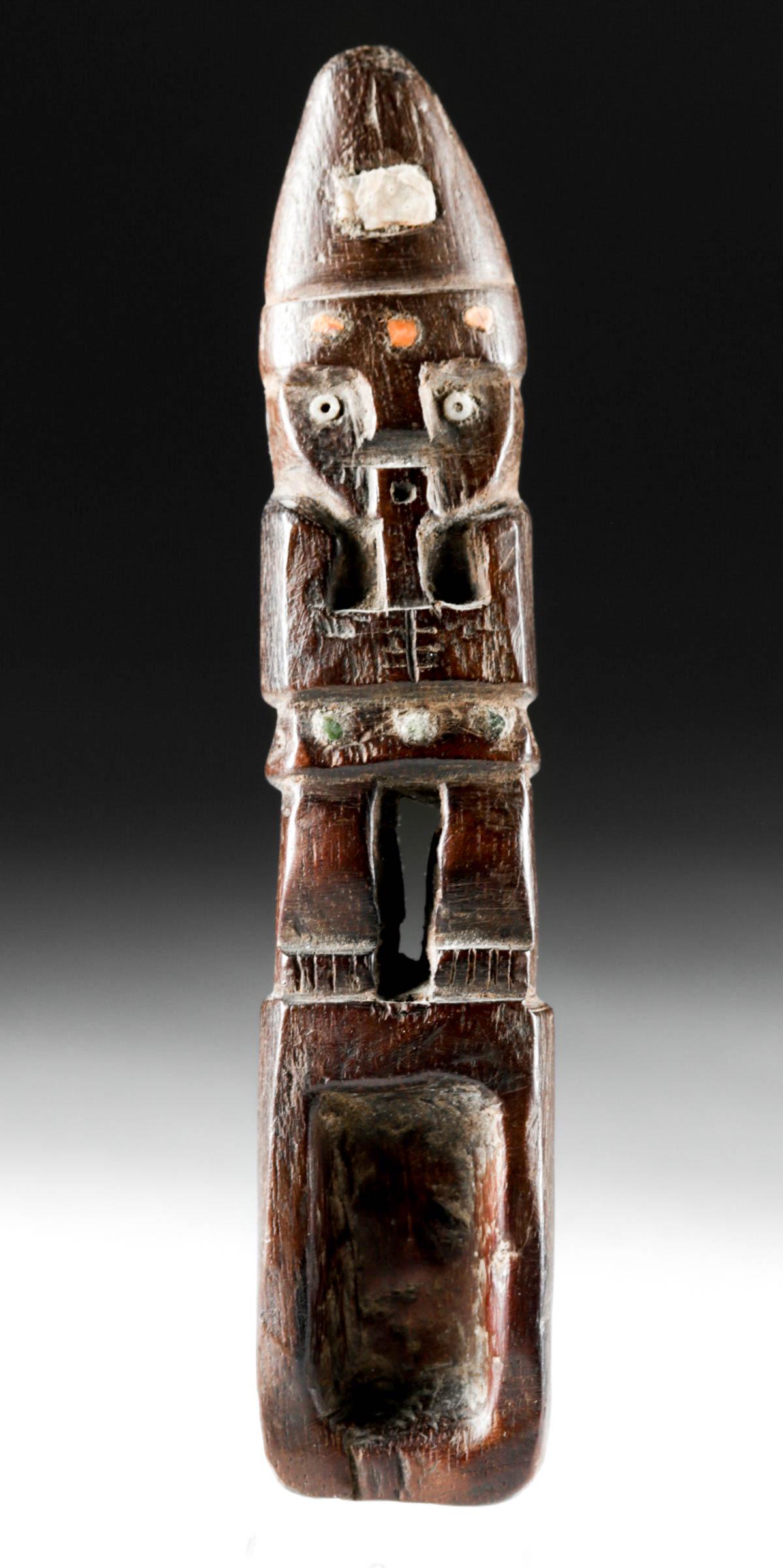 Chimu Wood Drug Spoon w/ Shell (1 of 3)