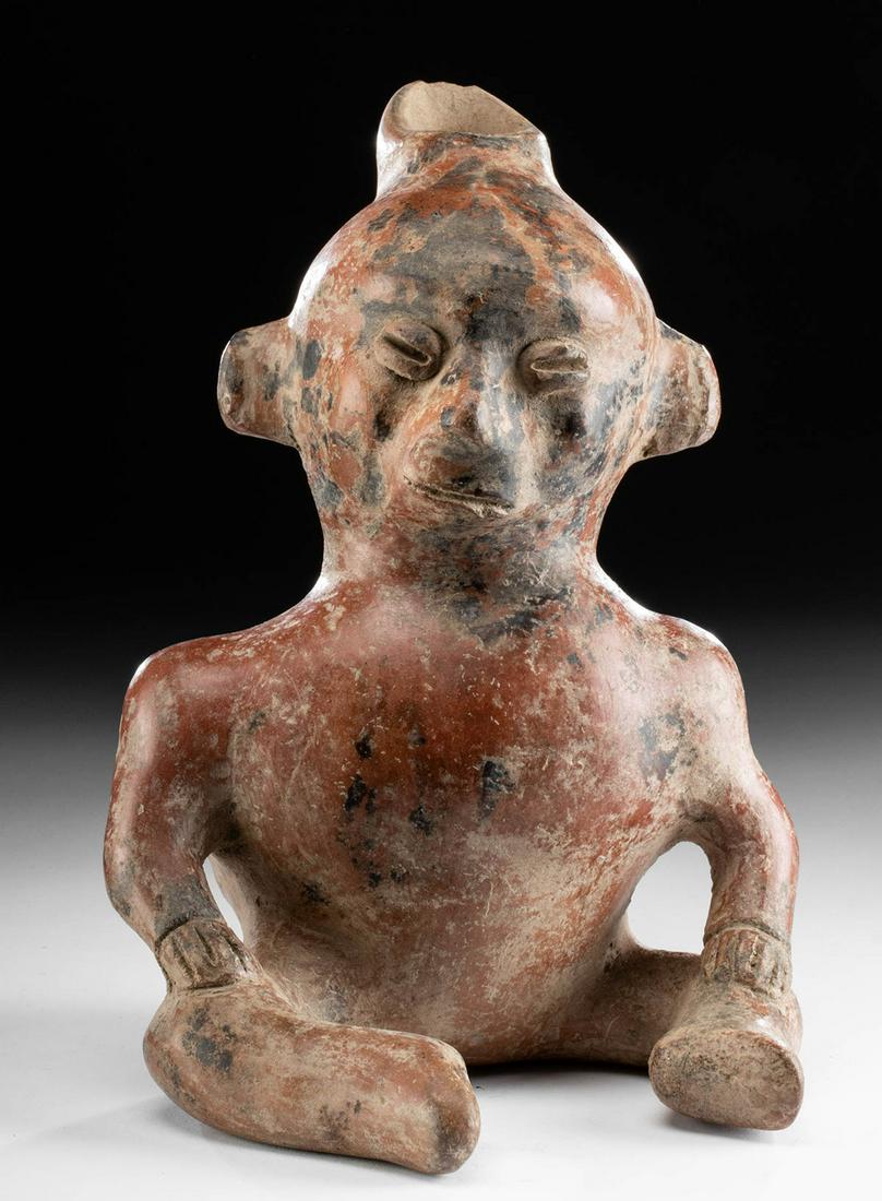 Colima Redware Seated Hunchback Vessel (1 of 6)