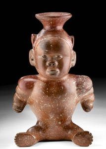 Colima Redware Dwarf Vessel - ex Sotheby's