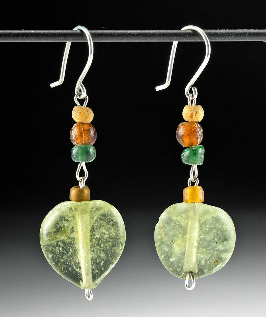 Wearable Roman Glass Bead Earrings (1 of 2)