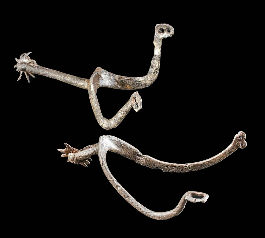 12th C. Medieval European Iron Spurs (pr) (1 of 4)